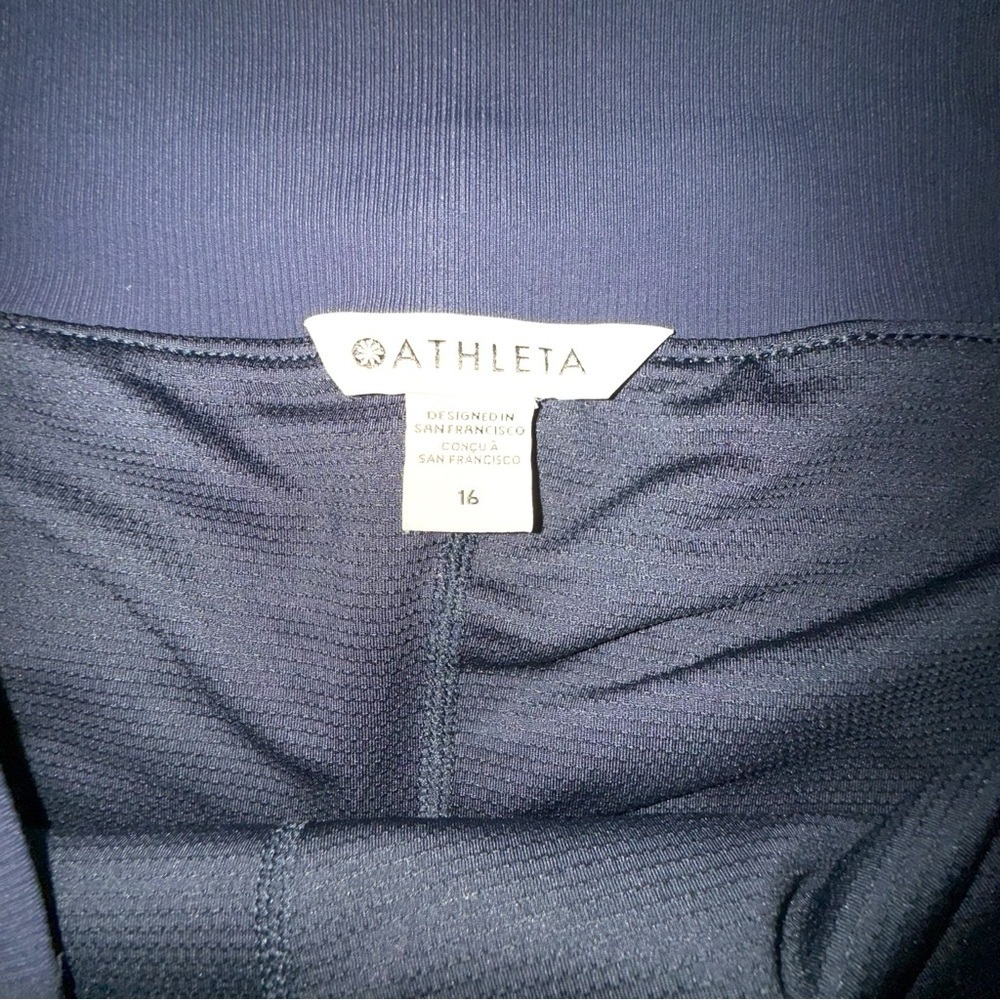 ATHLETA Brooklyn Mid Rise 16” Skort - Navy Women’s 16 - Picture 6 of 9
